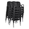 Regency Regency Ace Vinyl Guest Stacking Chair with Arms (18 pack)- Black 2125LBK18PK - alternate 1